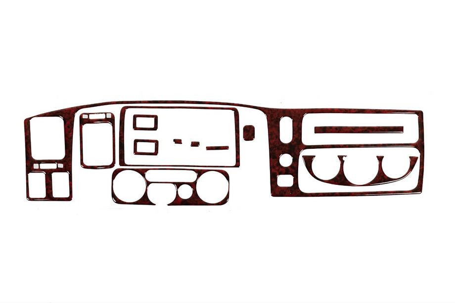 Mitsubishi Pajero Sport 1996–2007 Instrumentpanelbeklædning (1996-2002) Carbon Foto 2