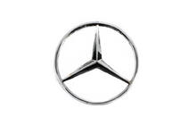 Mercedes E-klasse W124 1984–1997 Bageste emblem (rustfrit stål) foto 1