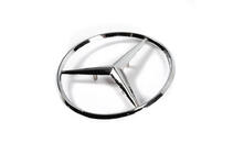 Mercedes E-klasse W124 1984–1997 Bageste emblem (rustfrit stål) foto 2