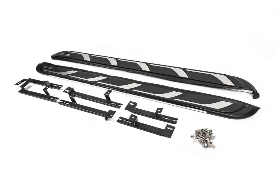 Audi Q7 2015–2026 Sidetrin OEM V2 (2 stk., aluminium) Image
