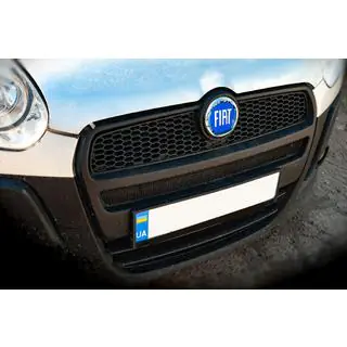 Selvklæbende emblem (blå) foto 3