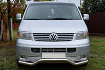 Volkswagen T5 Transporter 2003–2010 Frontbøjle Bølge ST007 (rustfrit stål) foto 1