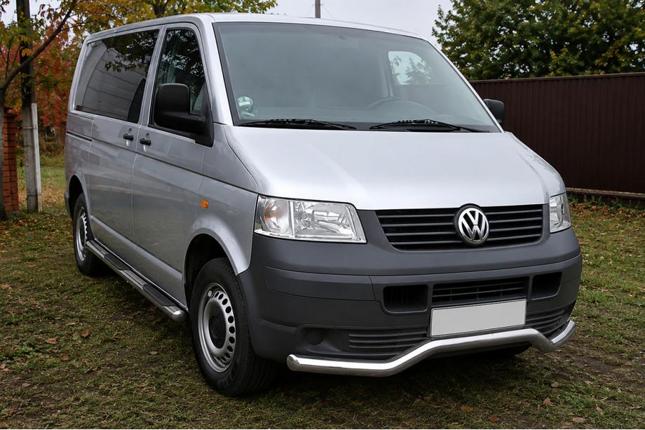 Volkswagen T5 Transporter 2003–2010 Frontbøjle Bølge ST007 (rustfrit stål) Foto 3