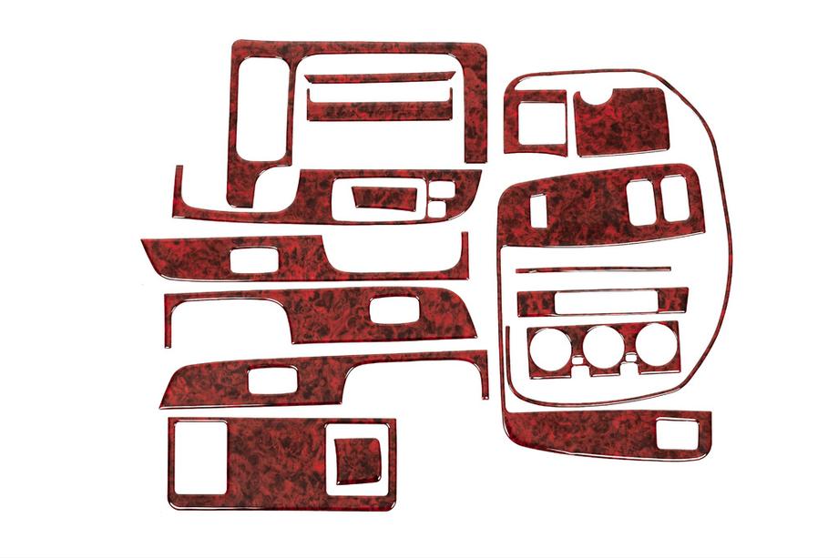 Nissan Patrol Y61 1997–2011 Instrumentbordbeklædning (1998-2000) Aluminium Image