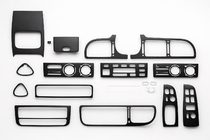 Peugeot 406 1995–2004 Instrumentbordslister (Meric, 1995-1999) Aluminium foto 1