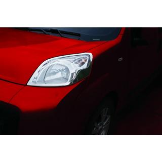 Krom forlygterammer (2 stk., rustfrit stål) Citroen Nemo 2007–2017 foto 1