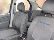 Dacia Logan I 2008–2012 Sædeovertræk (stof, Classik) foto 8