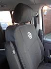 Volkswagen T5 Caravelle 2004–2010 Sædeovertræk i kunstlæder og stof (Premium) Komplet kabine + forsæder (1+1) foto 14