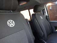 Volkswagen T5 2010–2015 Sædeovertræk (kunstlæder↗stof, Premium) Komplet kabine ↗ forsæder (1↗1) foto 9