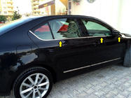 Skoda Octavia III A7 2013–2019 Vinduesrammelister (6 stk., rustfrit stål) foto 3