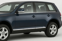 Volkswagen Touareg 2002–2010 Nederste vindueslister (6 stk., rustfrit stål) foto 1