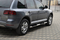 Volkswagen Touareg 2002–2010 Siderør (2 stk., rustfrit stål) foto 1