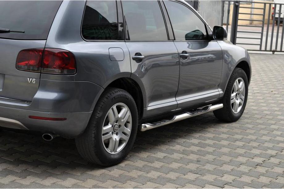 Volkswagen Touareg 2002–2010 Siderør (2 stk., rustfrit stål) Image
