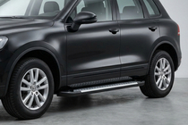 Volkswagen Touareg 2002–2010 Sidetrin Allmond Grey (2 stk., aluminium) foto 3