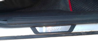 Opel Vectra A 1987–1995 Flexill krom dørtrinslister (4 stk) Exclusive foto 1
