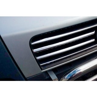 Krom pyntelister til kølergrill 2006-2014 (6 stk., rustfrit stål) Fiat Ducato 2006–2025 foto 4