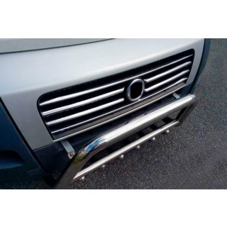 Krom pyntelister til kølergrill 2006-2014 (6 stk., rustfrit stål) Fiat Ducato 2006–2025 foto 2