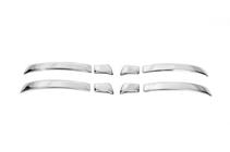 Volkswagen Touareg 2010–2018 Krom dørgrebsdæksler til smalle greb (4 stk., rustfrit stål) OmsaLine - italiensk rustfrit stål foto 2