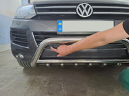 Volkswagen Touareg 2010–2018 Kængurugitter WT003 (rustfrit stål) foto 3