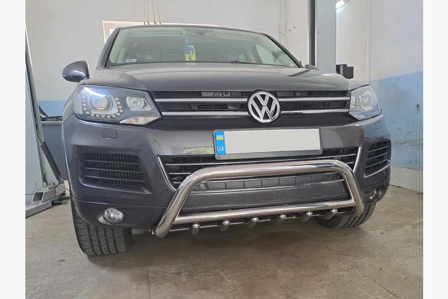 Volkswagen Touareg 2010–2018 Kængurugitter WT003 (rustfrit stål) Image
