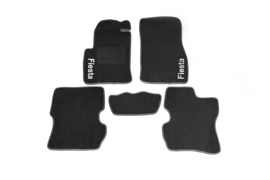 Ford Fiesta 2002–2008 Tekstilmåtter til kabinen (Velgum) Image