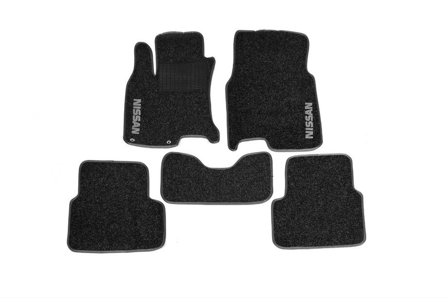 Nissan Qashqai 2007–2010 Tekstilmåtter til kabinen (Velgum) Image