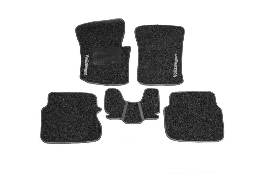Volkswagen Caddy 2004–2010 Tekstilmåtter til kabinen (Velgum) Image