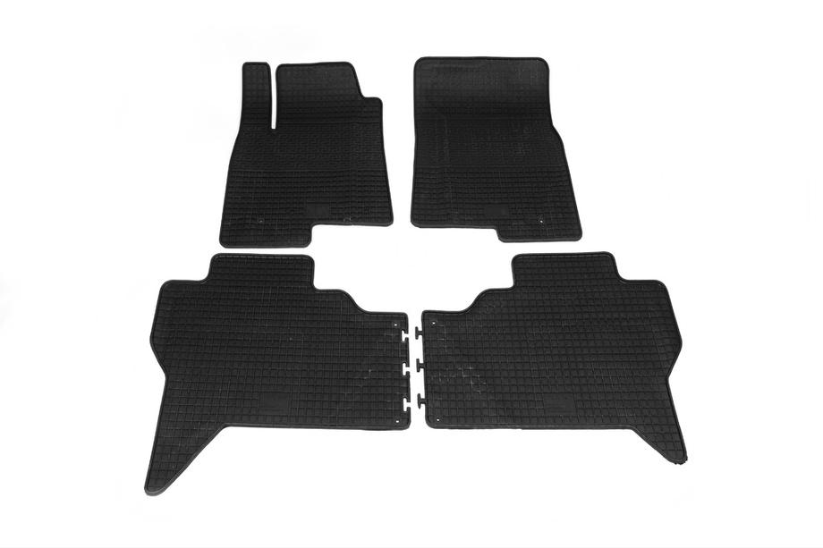 Mitsubishi Pajero Wagon IV 2006–2021 Gummimåtter til kabinen (4 stk., Polytep) Image