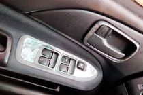 Mitsubishi Lancer 9 2004–2008 Instrumentpanelbeklædning V1 (Meric) Aluminium foto 3