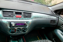 Mitsubishi Lancer 9 2004–2008 Instrumentpanelbeklædning V1 (Meric) Aluminium foto 1