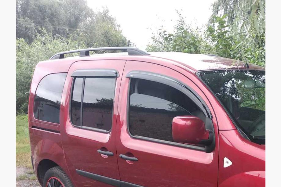 Renault Kangoo 2008–2020 Tagrælinger Skyport (sorte) Image