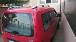 Volkswagen Caddy 2004–2010 Tagrælinger Skyport GREY Standard base foto 11