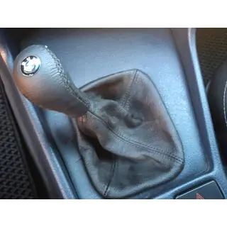 Gearknop i læder