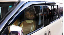Fiat Doblo II 2010–2022 Vindafvisere til vinduer (4 stk., Sunplex Sport) foto 1