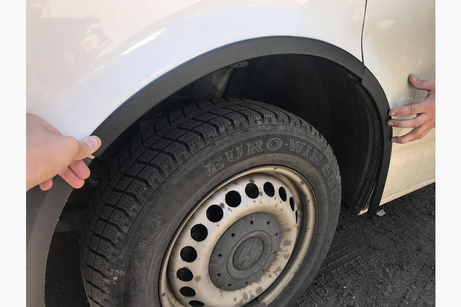 Volkswagen T5 2010–2015 Skærmkantlister til hjulbuer (6 stk., ABS) Foto 3