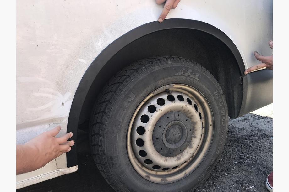 Volkswagen T5 2010–2015 Skærmkantlister til hjulbuer (6 stk., ABS) Foto 4