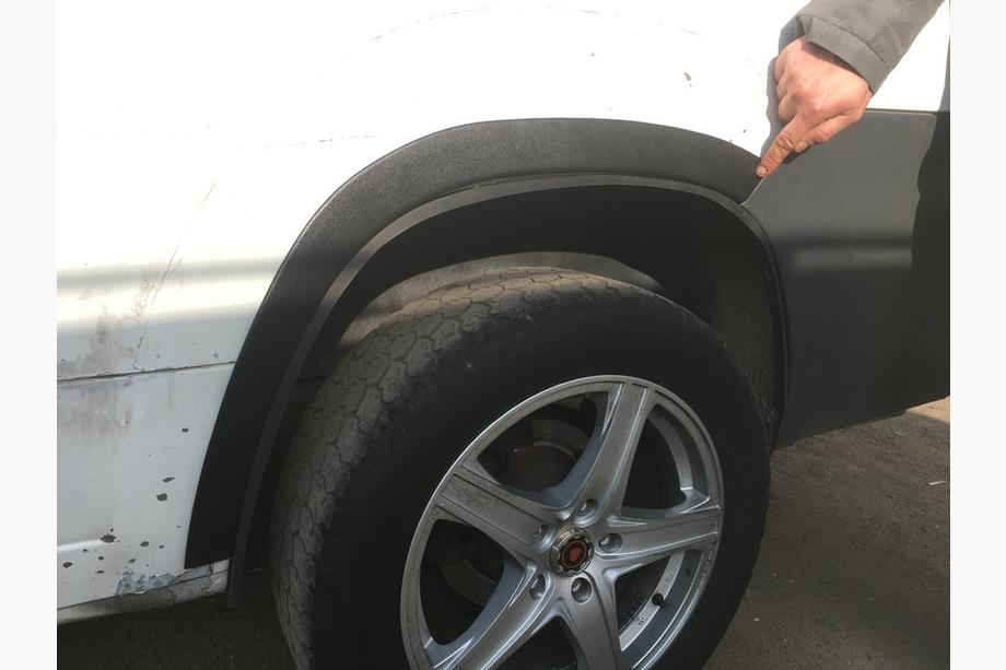 Peugeot Boxer 2006–2025 Hjulbuekanter (4 stk., sorte) Foto 4