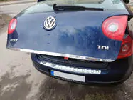Volkswagen Golf 5 2003–2009 Bagklapskantliste (rustfrit stål) foto 3