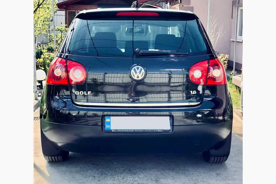 Volkswagen Golf 5 2003–2009 Bagklapskantliste (rustfrit stål) Image