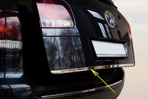 Volkswagen Touareg 2002–2010 Kromliste til bagklap Carmos - Tyrkisk stål foto 1