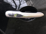 Renault Scenic/Grand 2009–2016 Dørgrebsdæksler (4 stk., rustfrit stål) Uden chip, Carmos – tyrkisk stål foto 1