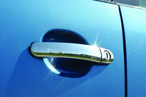 Skoda Octavia I Tour A4 1996–2010 Flade krom dørgrebsafdækninger (4 stk.) foto 1