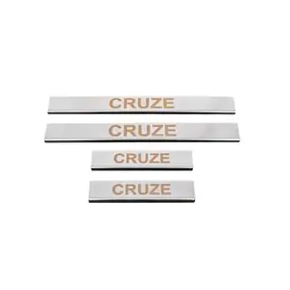 Krom dørtrinslister V1 (4 stk., Carmos) Chevrolet Cruze 2009–2015 foto 2