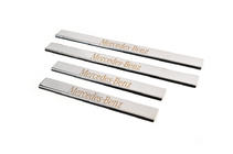 Mercedes E-class W210 1995–2002 Carmos dørtrinslister, 4 stk., rustfrit stål foto 1