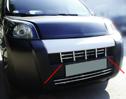 Peugeot Bipper 2008–2017 Kølergrillbeklædning (13 dele, rustfrit stål) foto 1