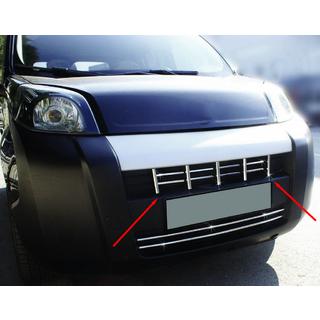 Kølergrillbeklædning (13 dele, rustfrit stål) Peugeot Bipper 2008–2017 foto 1