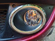 Fiat Doblo I 2005–2010 Rustfri stål rammer til tågelygter (2 stk.) Carmos - Tyrkisk stål foto 1