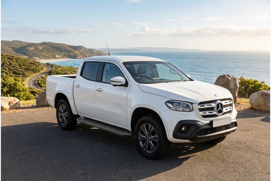 Mercedes X class 2017–2020 Sidetrin Allmond Black (2 stk., aluminium) Image