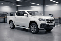 Mercedes X class 2017–2020 Sidetrin Allmond White (2 stk., aluminium) foto 1