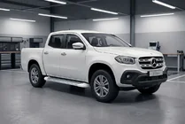 Mercedes X class 2017–2020 Sidetrin Allmond White (2 stk., aluminium) foto 1